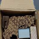 LazBlinds No Tools No Drill Cordless Bamboo Roman Shades, Light Filtering Window Treatment, Roll Up Bamboo Blinds for Windows 29'' W x 64'' H, Brown