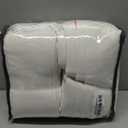 Pinch Pleated Semi Sheer Linen Curtains 63 Inch Length for Living Dining Room Kitchen Light Filtering Pinch Pleat Linen Drapes Back Tab 2 Panels Boho Farmhouse Cream Ivory Window Curtains 40x63 (Natural)