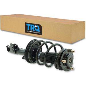 TRQ Front Suspension Kit Ball Joint Complete Strut & Coil Spring Assembly Control Arm Sway Bar Stabilizer Link Compatible with 2008-2011 Toyota Highlander