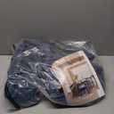 Navy Pinch Pleated Linen Curtains 2 Panels Set for Living Room Bedroom Boho Farmhouse Memory Training Semi Sheer Light Filtering Window Drapes with Hooks & Rings for Dining Room 50x86