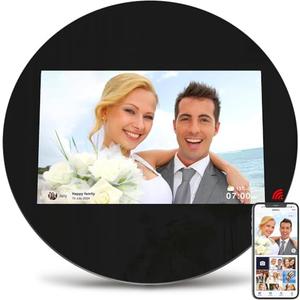 Digital Picture Frame, ThankVip 10.1 Inch WiFi Digital Photo Frame, IPS HD Display Touch Screen,32GB Storage, Slideshow, Wall Mountable, Auto-Rotate, Share Photos and Video via Uhale App