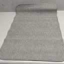 Bath Mat, Ultra Thin Bathroom Rugs, Rubber Bath Mats for Bathroom, No Slip Bath Rugs, Quick Dry, Machine Washable, Low Pile, Absorbent, Shower Outside, Sink, Home Decor Accessories.Grey, 1'5"x2'3"(17x27Inch)