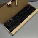 Rii RK100+ Multiple Color Rainbow LED Backlit Large Size USB Wired Mechanical Feeling Multimedia PC Gaming Keyboard,Office Keyboard for Working or Primer Gaming,Office Device