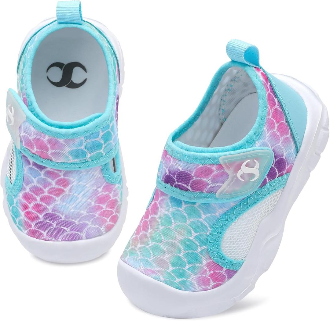 Toddler Water Shoes Quick-Dry Girl Boy Beach Pool Swim Shoes Kids Breathable Barefoot Sandals Baby Lightweight Indoor Outdoor Walking Shoes
