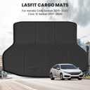 LASFIT Trunk Mat for Honda Civic Sedan 2016-2021, All Weather TPE Custom Fit Trunk Liner Trunk Tray Cargo Mat Cargo Liner Cargo Tray (Not for Hatchback/Coupe)