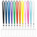 12 Pack Lanyards for ID Badges Cruise Lanyard for Ship Cards with Waterproof ID Badge Holder Cruise Essentials 2026 (12 Colors)