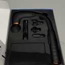 Massage Gun with Upgraded Extension Handle, Back Massager for Pain Relief Deep Tissue, Muscles/Neck/Shoulders/Waist/Legs Massager with 4 Massage Heads & 6 Speed Levels & 3 Massage Modes (Black Gold)