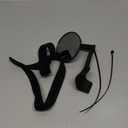 Road Bike Mirror, Cycling rearview mirrors, Wide Angle Convex Adjustable Rotatable Scratch Resistant Shockproof bicycle Mirrors of road Bikes, Mount to road bike handlebar (LEFT)