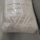 Living Room Rugs 8x10: Washable Moroccan Geometric Boho Rug Farmhouse Non Slip Stain Resistant Large Rug Low Pile Soft Carpet for Bedroom Dining Room Children Room (Beige,8'x10')