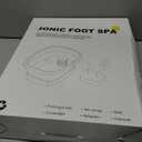 Ionic Foot Bath Detox Machine,Foot Detox Foot Bath Soak Tub with 2 Arrays,80 Disposable Foot Spa Liners,Detox Sea Salt,Folding Foot Spa Bucket,Home Salon-Level Foot Soaking Tub