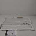 Baby Gate - 40'' Extra Tall and 30''-37'' Adjustable Width Pet Gate for Stairs White