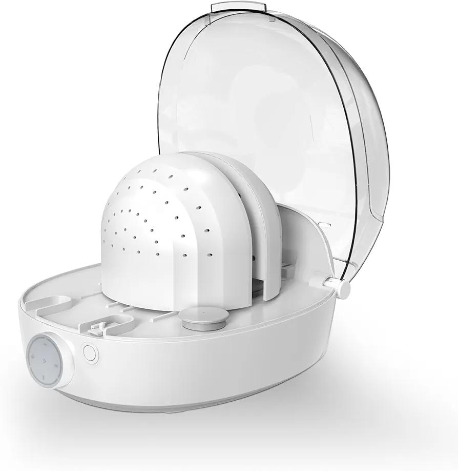 Steam Iron for Cap,Dryer for Cap│Hat Cleaning&Ironing with Steam│Hat Drying with Hot/Cold Air│Hat/Cap Cleaner&Iron,Dryer for Vintage Hat and Dad Hat (White)