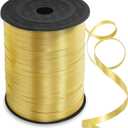 TONIFUL 500 Yards Curling Ribbon-Balloon Ribbon-Balloon String for Art&Craft Decor,Gift Wrapping,Ribbons and Bows for Graduation Christmas New Year Birthday Gifts Supplies (Gold)