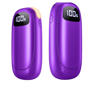 Hand Warmers Rechargeable - 2 Pack Electric Hand Warmers 14000mAh, 16 Hrs Warmth Dual-Sided Heating Max 131℉, 4 Heating Levels Battery Operated Pocket Heater for Raynauds, Hunting, Golf, Camping