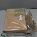 Pack Wooden Shelves with Fake Hanging Plants for Wall Decor, Modern Farmhouse Wood Wall Art for Living Room, Bathroom (Light Brown)