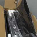 NightStand Bedside Charging Table Bedroom - Night Stand with Charger Station, Modern Nightstand with Open Shelf & 2 Fabric Drawers, Bed Side Table with USB-C Port for Dorm, Black