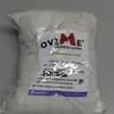 OVZME 2 Panels Natural Cafe Curtains 36 Inch Length, Thick Textured Small Kitchen Window Curtains Over Sink, Light Filtering Short Curtains Tiers for Bathroom Basement, 30x36 Inch, 2PCS