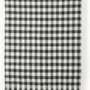 CREVENT Farmhouse Boho Knitted Throw Blanket for Couch Sofa Chair Bed Home Decoration, Soft Warm Cozy Light Weight for Spring Summer Fall (50''X60'' Plaid Black)