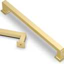 Asidrama 10 Pack 7 Inch(177mm) Gold Kitchen Cabinet Handles, Cabinet Pulls Kitchen Cabinet Hardware Cupboard Handles Drawer Pulls