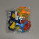 Cooway 7 Piece Cat Fetch Toys, Interactive Flying Cat Toy with 5 Flying Propellers,1 Spinning Tops, Dog Cat Pet Tracks Chasing Toy for Indoor Cats (Dark Blue)