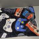 Gamer Throw Blanket 60" X 50"Inch,Video Game Controller Gamepad Blanket Soft Lightweight Gaming Blanket for Kids Boys Teens Gamer Gifts