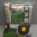 Franco Kids John Deere Farm Equipment Bedding 5 Piece Super Soft Comforter and Sheet Set, Full, Green - John Deere