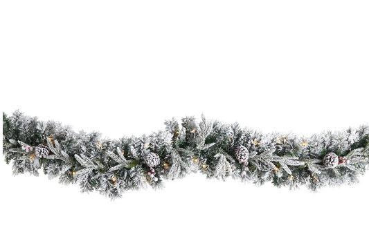 Nearly Natural 6Ft Flocked Artificial Fall Garland