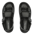 Madden Girl Amore Footbed Sandals Black Size 5