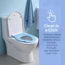 Toddler Toilet Seat with Built-In BlueChild Seat Soft Close D Shape