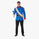 Morph Prince Charming Costume for Men – Royal Jacket, Sash & Belt – Adult Prince Halloween Costume For Men, Parties & Events Large