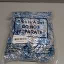 Waydress Christmas Tinsel Garland Xmas Hanging Metallic Shiny Tinsel Wreath Christmas Tree Decor for Home Indoor Outdoor Holiday Party Embellishments (39.4 Feet, Light Blue)