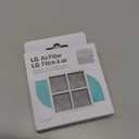 LG 6 Month (LT120F) Replacement Refrigerator Air Filter, 1 Count (Pack of 1), White