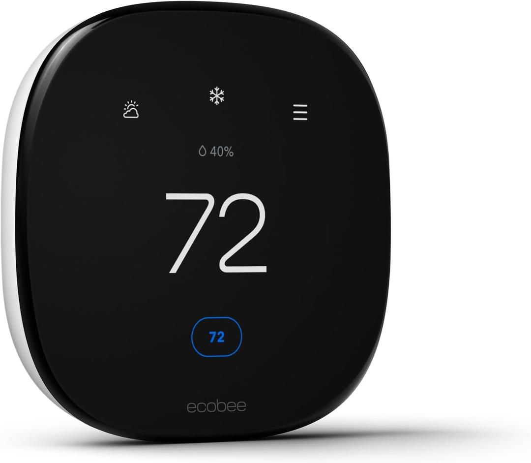ecobee Smart Thermostat Enhanced - Programmable Wifi Thermostat - Works with Siri, Alexa, Google Assistant - Energy Star Certified - Smart Home