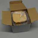 Glass Jars with Bamboo Lids - 4 Pack 10 Fl.oz Square Glass Spice Jars with Airtight Lid and Spoon, Kitchen Pantry Container Stackable Food Canister Set for Coffee, Sugar, Tea, Candy, Oats