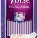 Poise Microliners Bladder Control Pad 6.9 Inch Length Light Absorbency Absorb-Loc One Size Fits Most Female Disposable, 48288 - Pack of 50