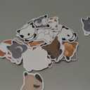 Yinder 24 Pads Cute Sticky Notes Fun Kawaii Animal Sticky Notes Pads Bulk Cartoon Memo Self Adhesive Gift for Valentines Veterinary Office School Tab Party Supplies(Cute Dog)