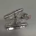 JQK Door Latch Lock Barrel Bolt 4 Inch, 304 Stainless Steel Slide Gate Latches Security Thickened 1.4mm with Padlock Hole, Silver, 2 Pack HBB120-P2