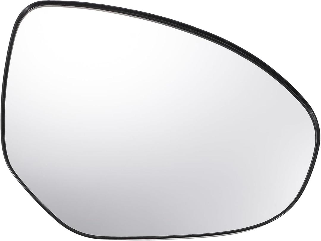 X AUTOHAUX Car Rearview Right Passenger Side Mirror Glass Replacement W/Backing Plate Non-heated for Mazda 2 3 2010 2011 2012 2013 2014
