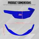 Headlight Lens Guard for Harley Road Glide 2023-2025 Blue