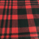 Blanket | Ideal for Cold Nights  | Measures 55” x 60” | Polar Fleece, Red/Black Plaid