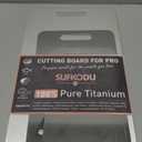 Titanium Cutting Board Set of 3, Titanium Cutting Boards for Kitchen, 100% Double-Sided Titanium Cutting Boards, Separate Raw and Cooked Food Areas, Non-Toxic, Dishwasher Safe (S+ M + L)