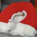 Dansydaisy 36.6 Inch Christmas Cat Tower with Cat Scratching Post and Red House Scratcher Tall Tree Tower Nature Sisal Christmas Hat Scratcher Activity Center Play Condo for Indoor