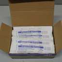 50 Pcs 1ml Syringes with Caps Oral Dispenser Individually Sterile Warpped for Medicine Dropper, Colostrum Collect Feeding Pets, Liquid