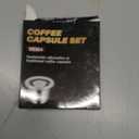 LIHONG Stainless Steel Reusable Coffee Pods, Reusable Coffee Capsules, Reusable Espresso Pods Compatible with Original Line (1 Pod + Spoon)