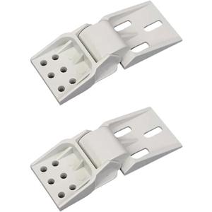 2 Pack Chest Freezer Plastic Hinge, Chest Freezer Hinge Universal, With Screw, and More Secure Smooth Operation