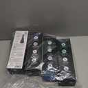 Treva Bug Fan Fly Deterrent with Holographic Blades to Clear Bugs, Mosquitoes, and Flies, Battery Powered Fly Fan 4 Pack (Black)