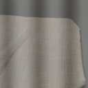 Lecloud Natural Valances for Windows 12 Inch Length, Rod Pocket Light Filtering Faux Linen Textured Short Kitchen Curtains, Soft Airy Farmhouse Drapes for Cafe Bathroom, 52" W x 12" L 1 Panel