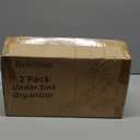 Under Sink Organizer,2-Tier Multi-Purpose Storage Organizers for Bathroom & Kitchen,Pull-Out Under Cabinet Organizers and storage with Storage Hooks and Cup(2-Pack)