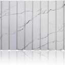 Stone Bath Mat, Foldable Diatomaceous Earth Anti-Slip Bath Mat Quick Drying Bathroom Floor Mat - Marble