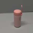 8 oz Water Bottles Made of 304 Stainless Steel, Small Water Bottles Double Wall Vacuum Insulation for Hot&Cold Drinks, Water Bottle Purse with Carry Handle - 100% Leakproof(Pink) (8.5 Ounces)